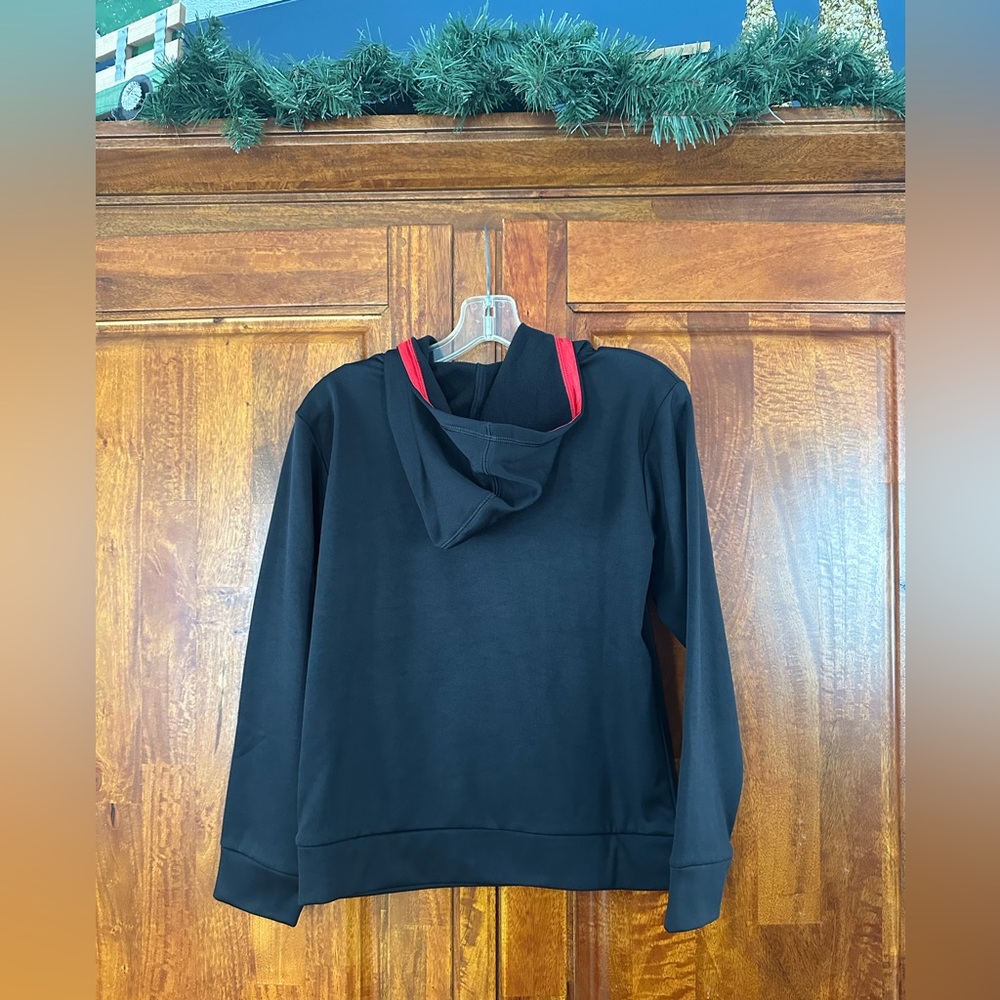Adidas Black & Red Sweatshirt NWT - Picture 2 of 6